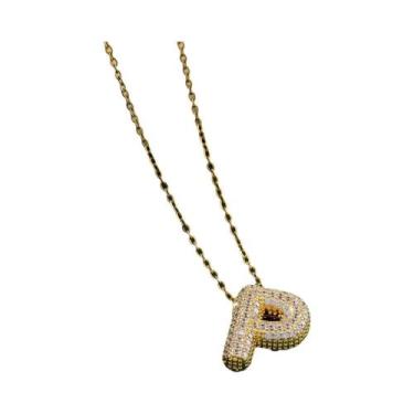 Imagem de Colares De Alfabeto Em Cristal De Zircônia Para Mulheres, 26 Letras, J