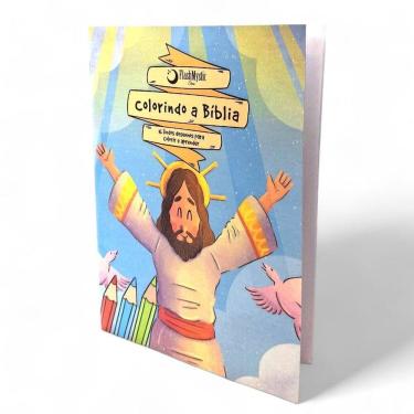 Imagem de Livro de Colorir Biblíco 16 Lindos Desenhos Colorir Aprender