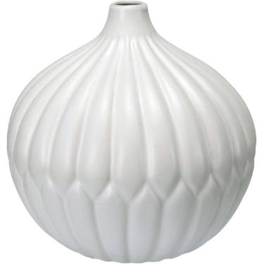 Imagem de VASO DECORATIVO ENFEITE CASA HOME&CO CERÂMICA 20x20x20cm BRANCO