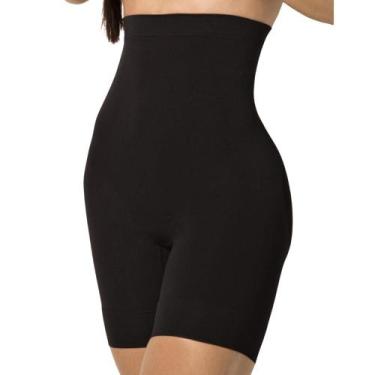 Imagem de Bermuda Modeladora Cintura Alta Trifil C01810/CE1810/1810, Preto, EG