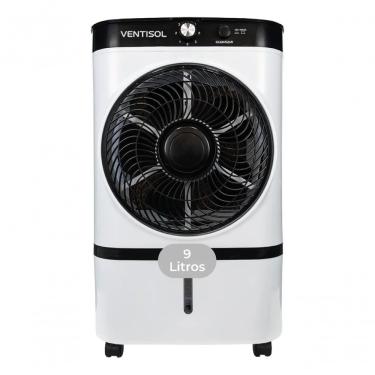 Imagem de Climatizador Evaporativo Cli09 Ventisol 9 L Gelo Filtro Colmeia Portátil Silencioso 65w Residencial E Comercial 110V