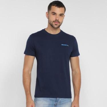 Imagem de Camiseta Reserva Coqueiro Giz Masculina, Marinho, GG