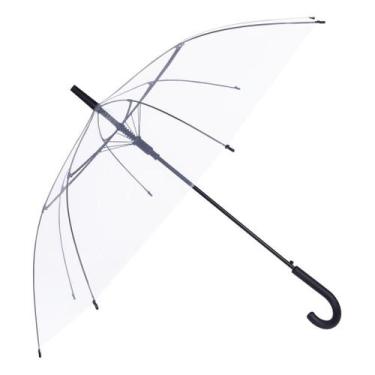 Imagem de Guarda Chuva Automático Grande Transparente Elegante - Mor, Transparen