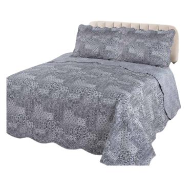 Imagem de Colcha Super King 3 Peças Ultrasonic Dyuri Boituva Jolitex