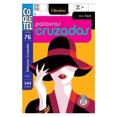 Imagem de Livro Coquetel Palavras Cruzadas Fácil 76 - Vol. 76