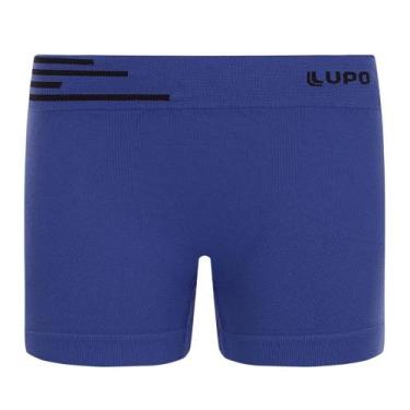 Imagem de Cueca Infantil Lupinho Boxer 132-002 Sem Costura Poliamida, Azul, P (3