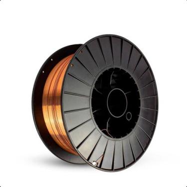 Imagem de Arame Solda Mig 1mm 15kg Aws Er70s-6 3.797m Por Rolo Capa a Capa Alta 