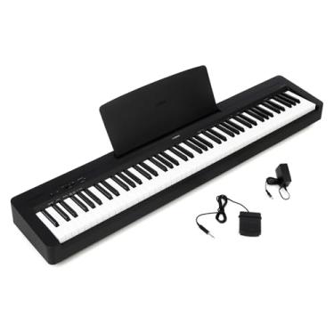 Imagem de Piano Digital Portátil P 145BT B Preto 88 Teclas Sensitivas Bluetooth 5.0 Yamaha