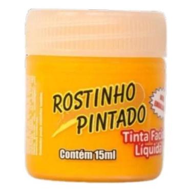 Imagem de Tinta para pintar o rosto Crianças cor Amarelo 15 ml - Rostinho Pintad