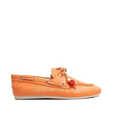 Imagem de Mocassim Vicenza Couro Laranja-Feminino