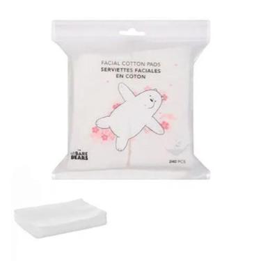 Imagem de Algodão Facial 240 Peças Urso Sem Curso Polar Miniso