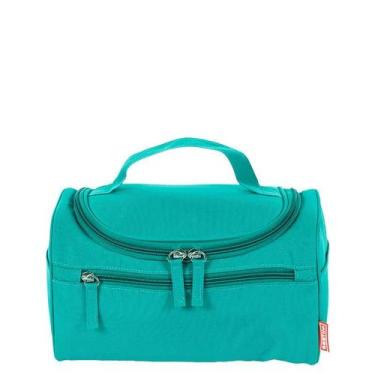 Imagem de Necessaire Grande com Alça Verde - Turquesa - Sestini, Verde