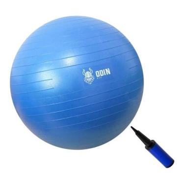 Imagem de Bola Pilates Suiça Yoga Abdominal Gym Ball 65cm Bomba Grátis - Congrat