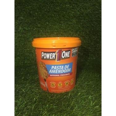 Imagem de Pasta de Amendoim Power One Integral Crocante 1Kg (1un) - Sem Marca