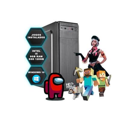 Imagem de Cpu Gamer Barato pc I5 8gb Ssd 120gb Completo