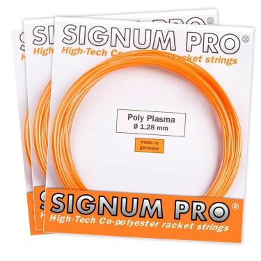Imagem de Corda Signum Pro Poly Plasma 1.28mm - Pack com 03 Unidades - Set Individual - Laranja-U...