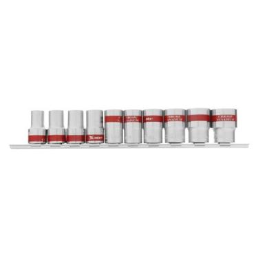 Imagem de Jogo De Soquete Sextavado 1/2'' Crv 10-22mm 10 Peças MTX