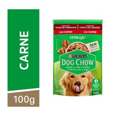 Imagem de Sachê Purina Dog Chow Extra Life Cães Adultos Carne 100g