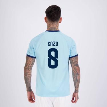 Imagem de Camisa Argentina Lines  8 Enzo Masculina-Masculino