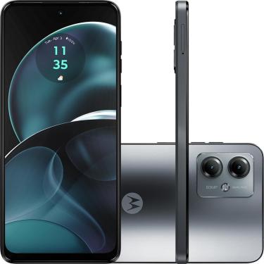 Imagem de Smartphone Moto G14 4G 128GB Tela 6.5" Câmera Tripla 50MP + 2MP + QVGA - Grafite