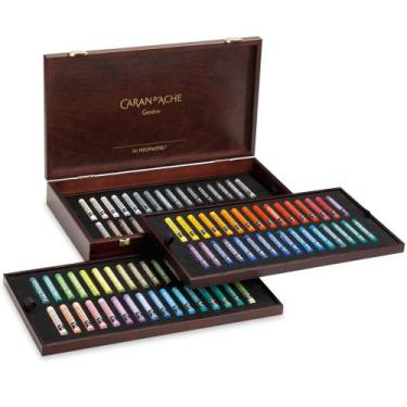 Imagem de Giz Pastel Oleoso Caran D'ache Neopastel 96 Cores - Caixa