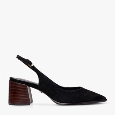 Imagem de Scarpin Slingback Carrano 811002, Preto, 38, Feminino