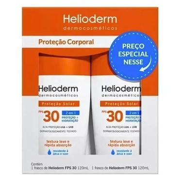 Imagem de Kit Protetor Solar Suncare Fps 30 120ml Helioderm - 2 Und