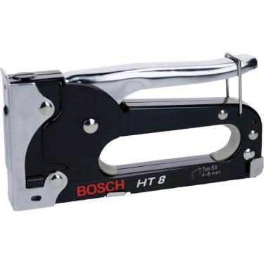 Imagem de Grampeador Manual Ht 8 0603038000 para Fixação em Tecidos Papelão e Isolamento em Aço Polido Bosch