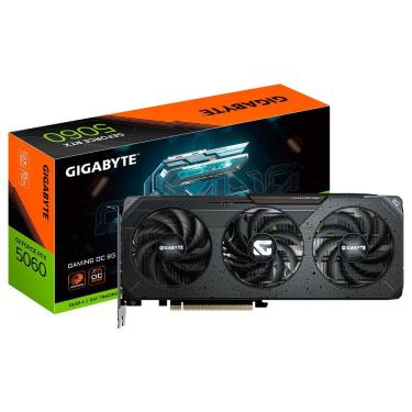 Imagem de Placa de Vídeo Gv-n5060gaming Oc-8gd Geforce Rtx5060 8gb Gddr7 Gaming Oc para Jogos 4k Gigabyte