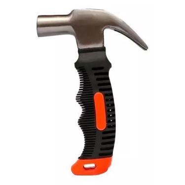 Imagem de Martelo de Cabo Curto Emborrachado 23mm Preto e Vermelho - no-brand