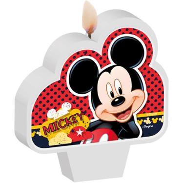 Imagem de Vela Mickey Mouse Clássico Para Bolo - Aniversário E Festa - Regina Fe