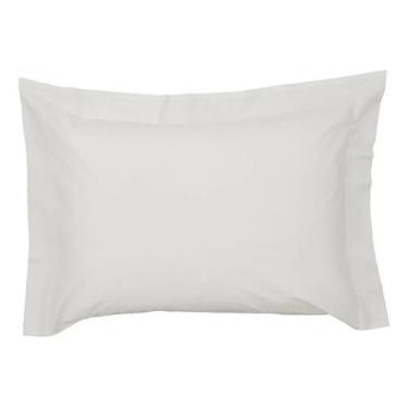 Imagem de Kit 02 Fronhas 200 Fios 50x70cm Vida Bela Kacyumara Offwhite Off White
