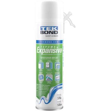 Imagem de Espuma Expansiva de Poliuretano para Vedação e Isolamento 500ML Amarela Tekbond