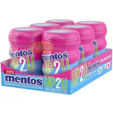 Imagem de Chicle mentos pure fresh 6ptx56g perfetti, UP2U MENTA E TUTTI FRUTTI