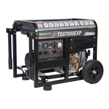 Imagem de Gerador de Energia À Diesel TDG7000EXP-Ats Ready Toyama Preto