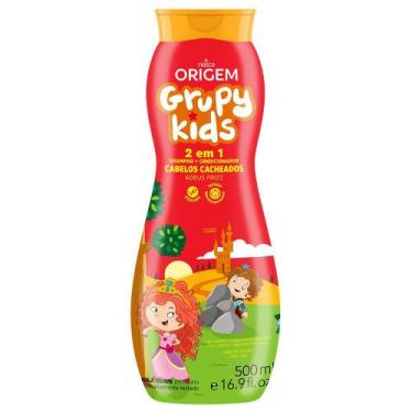 Imagem de Shampoo Infantil 2 em 1 Nazca Origem Grupy Kids 500ml Cachos Shampoo +