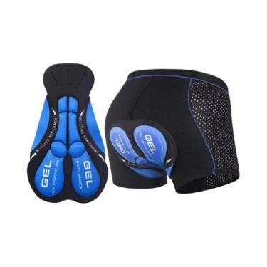 Imagem de Shorts De Ciclismo Masculinos Respiráveis Com Almofada De Gel 5D, Roup