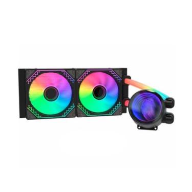 Imagem de Water Cooler Kmex Wac9 Bifrost Infinite 240mm Argb Intel-amd Preto Wac