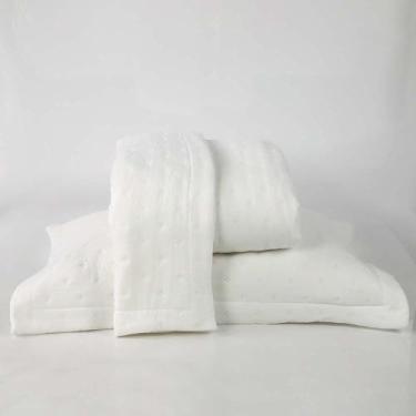 Imagem de Colcha Ultrassonica Ibiza 1,60 X 2,40 Solteiro - Niazitex, Branco
