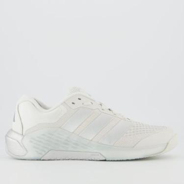 Imagem de Tênis Adidas Dropset 4 Power Trainer Feminino Off-White e Cinza, 40