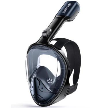 Imagem de Máscara de snorkel Greatever Full Face com sistema respiratório de top