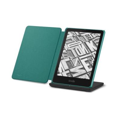 Imagem de Kindle Amazon Paperwhite 32 GB Jade + Capa + Dock de carregamento sem 