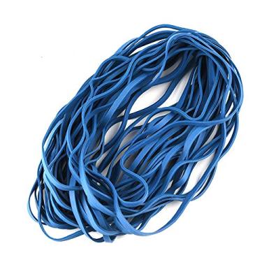 Imagem de Coopay Faixas de borracha extra grandes de 30 cm, 30 peças resistentes para lixeira, elástico forte para material de escritório, escola, casa, lixeira, pastas de arquivos (azul)
