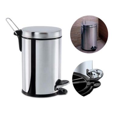 Imagem de Lixeira Inox Com Pedal E Balde 30L Decorline 3040/205