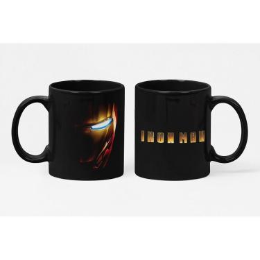 Imagem de Caneca ECF Iron Man / Homem de Ferro Porcelana Preta 325ml