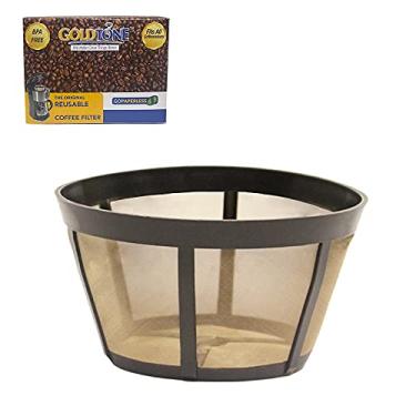 Imagem de Filtro de café reutilizável Gold Tone serve para cafeteira e cafeteira BUNN, Preto, 1