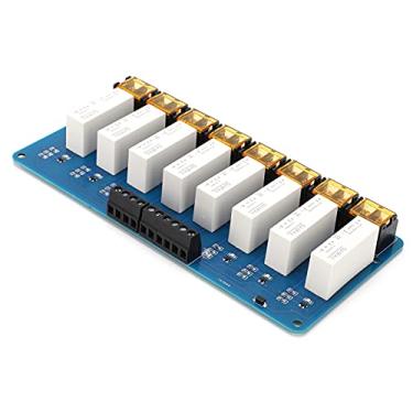 Imagem de 8 Channel Relay Module, Solid State SSR Relay Board 5A DC‑DC 5V‑220V Distribution Control Equipment with PCB Type Installation