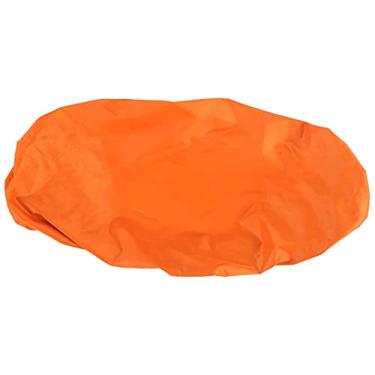 Imagem de Asixxsix Capa protetora contra poeira para armazenamento de canoa, conveniente alça elástica leve e portátil, resistente a rasgos e durável capa de caiaque à prova d'água com alças para caiaque (P)