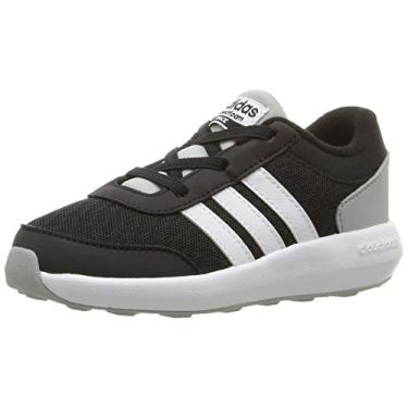 Imagem de adidas Men's Cloudfoam Race (Infant/Toddler) Sneaker, Black/White/Clear Onix, 6 M