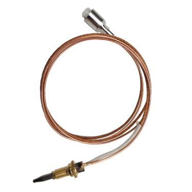 Imagem de Meter Star Fogão a gás Fogão Termopar Faston Tipo 63cm, Parafuso de Cabeça M6*0.75, Comprimento da Cabeça 33mm, Comprimento Total 600mm